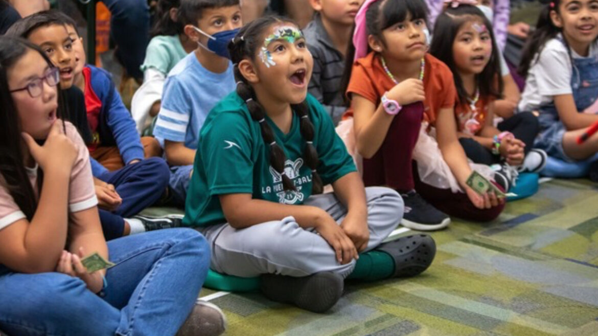 children attending an event at LA County Library