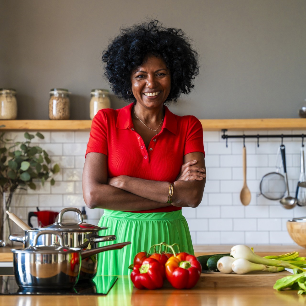 Women getting ready to cook