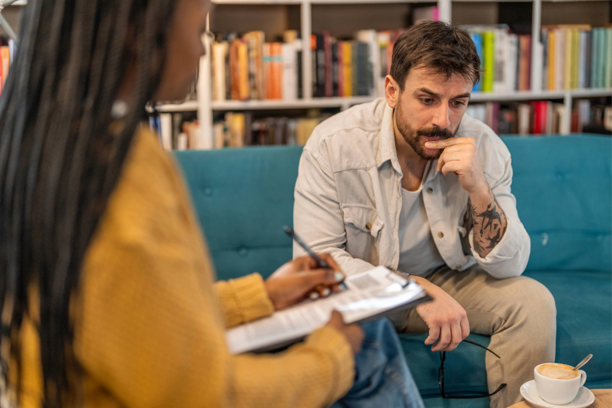 counselor and client