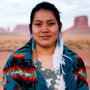 young native American woman