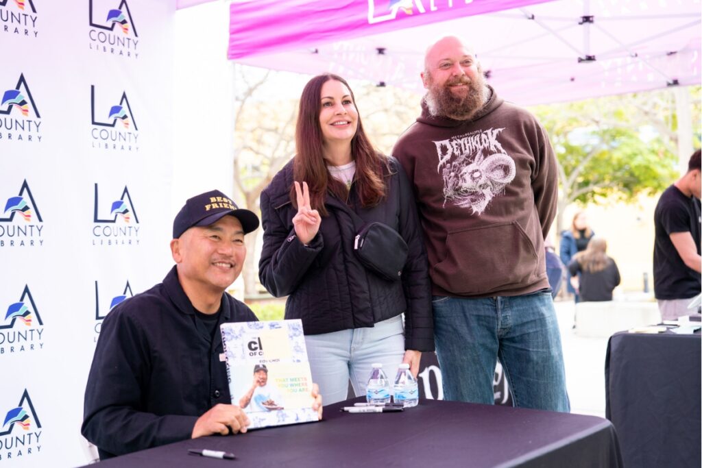 Roy Choi and attendees at Manhattan Beach Speaker Series