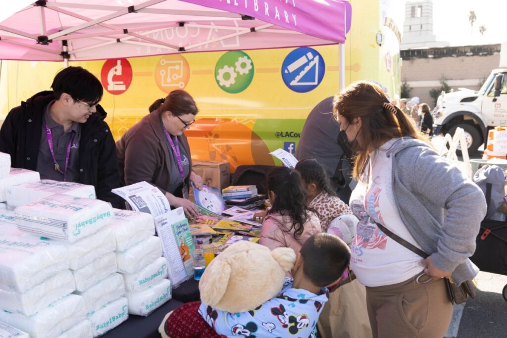LA County Library providing assistance to wildfire victims