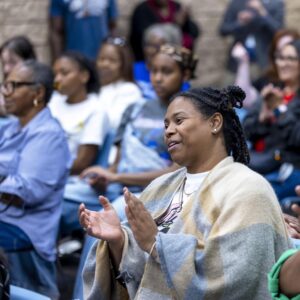 African American women at a conference