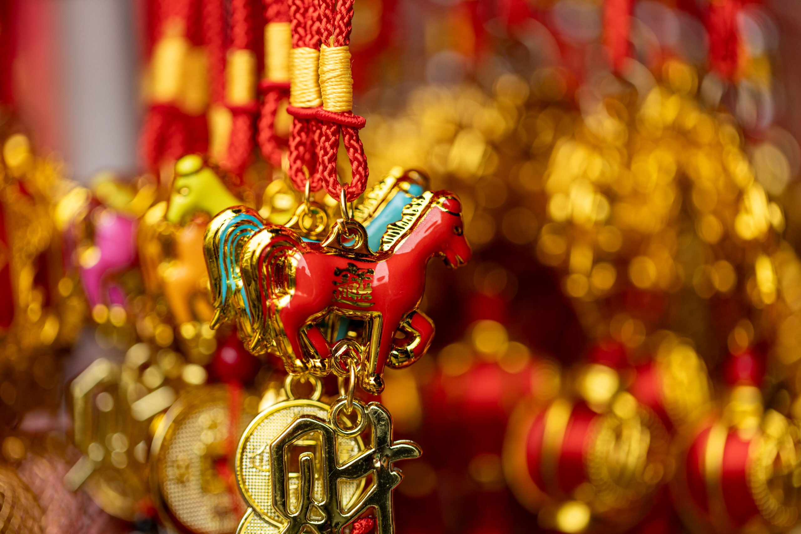 Lunar New Year horse charms