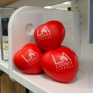 Heart-shaped stress ball