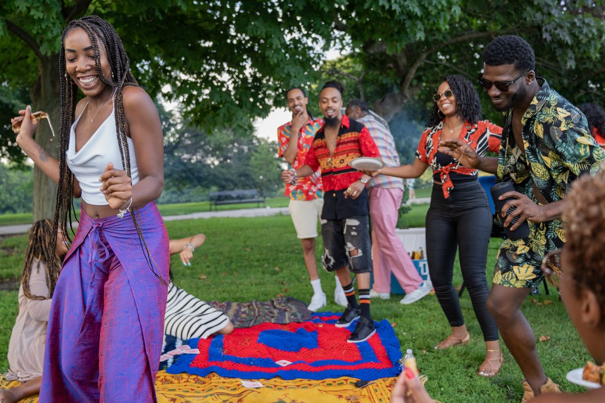 people celebrating Juneteenth