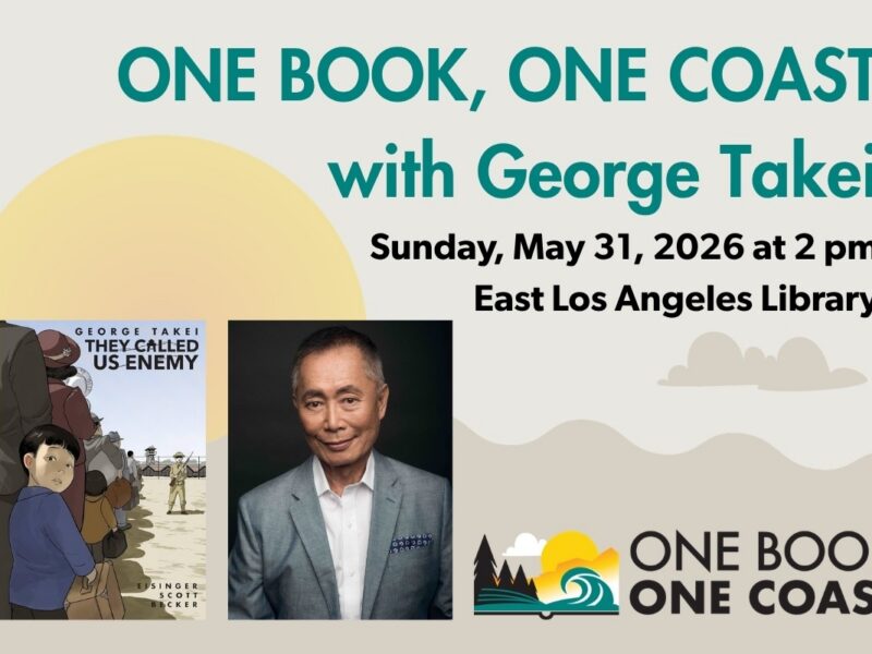 One Book One Coast Author Talk with George Takei