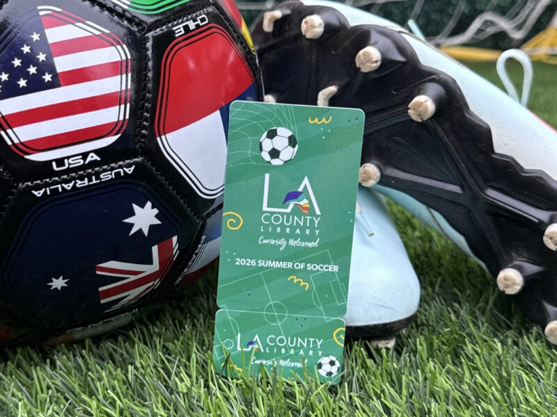 Limited Edition LA County Library Card for the Summer of Soccer