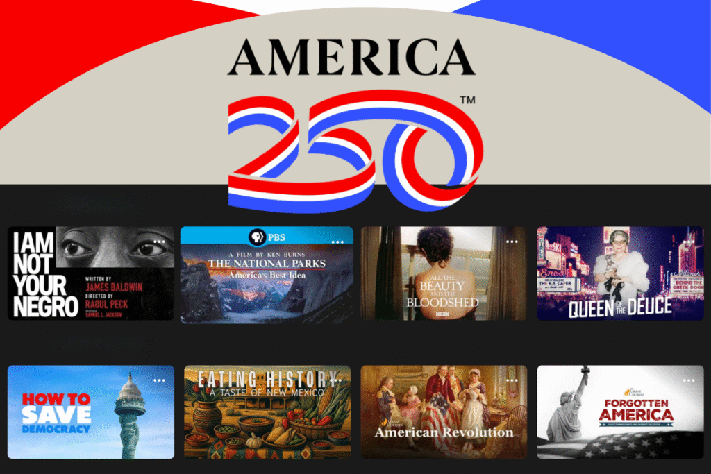 Movies & Documentaries for 250th celebration 