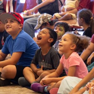 Kids enjoying a summer program at LA County Library