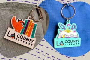 LA County Library Back to School key chains