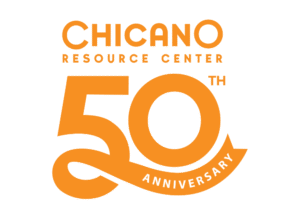 Chicano Resource Center 50th Anniversary logo