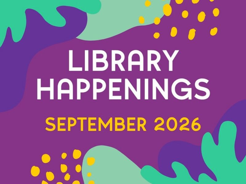 Library Happenings September 2026